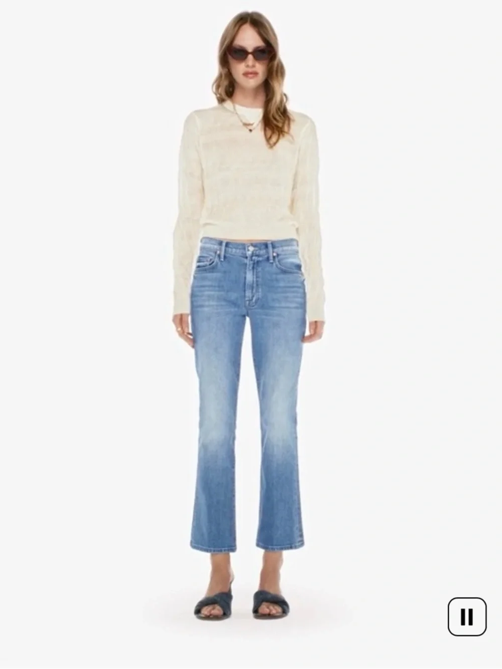 MOTHER Superior Denim Outsider Flood Jeans Field Trip 29 NWT - Picture 15 of 15